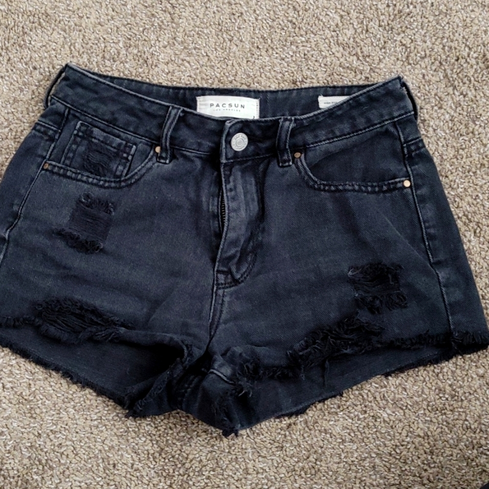 PacSun, black shorts, Size 24